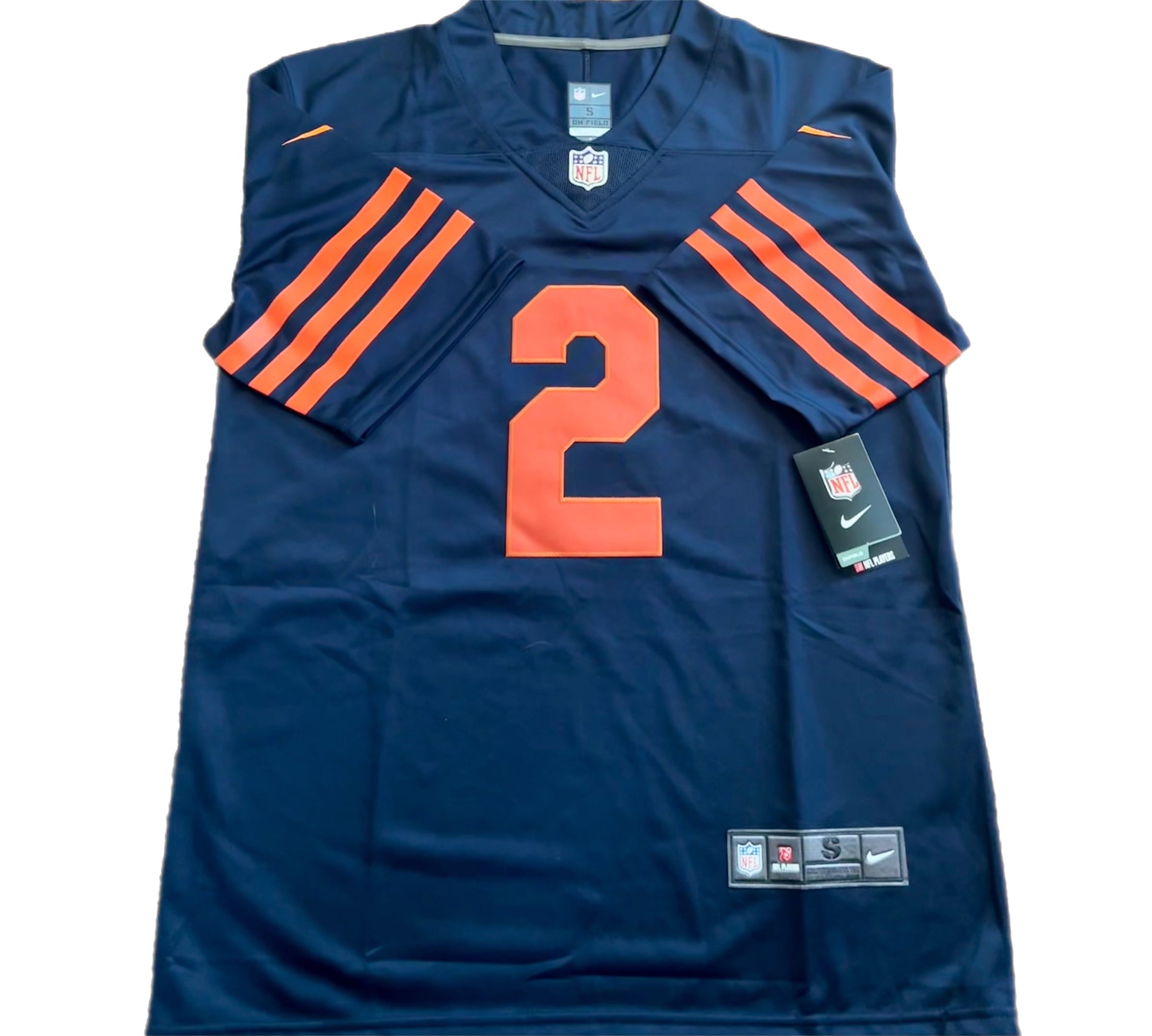 Justin Fields Alt Navy Chicago Bears Replica Jersey