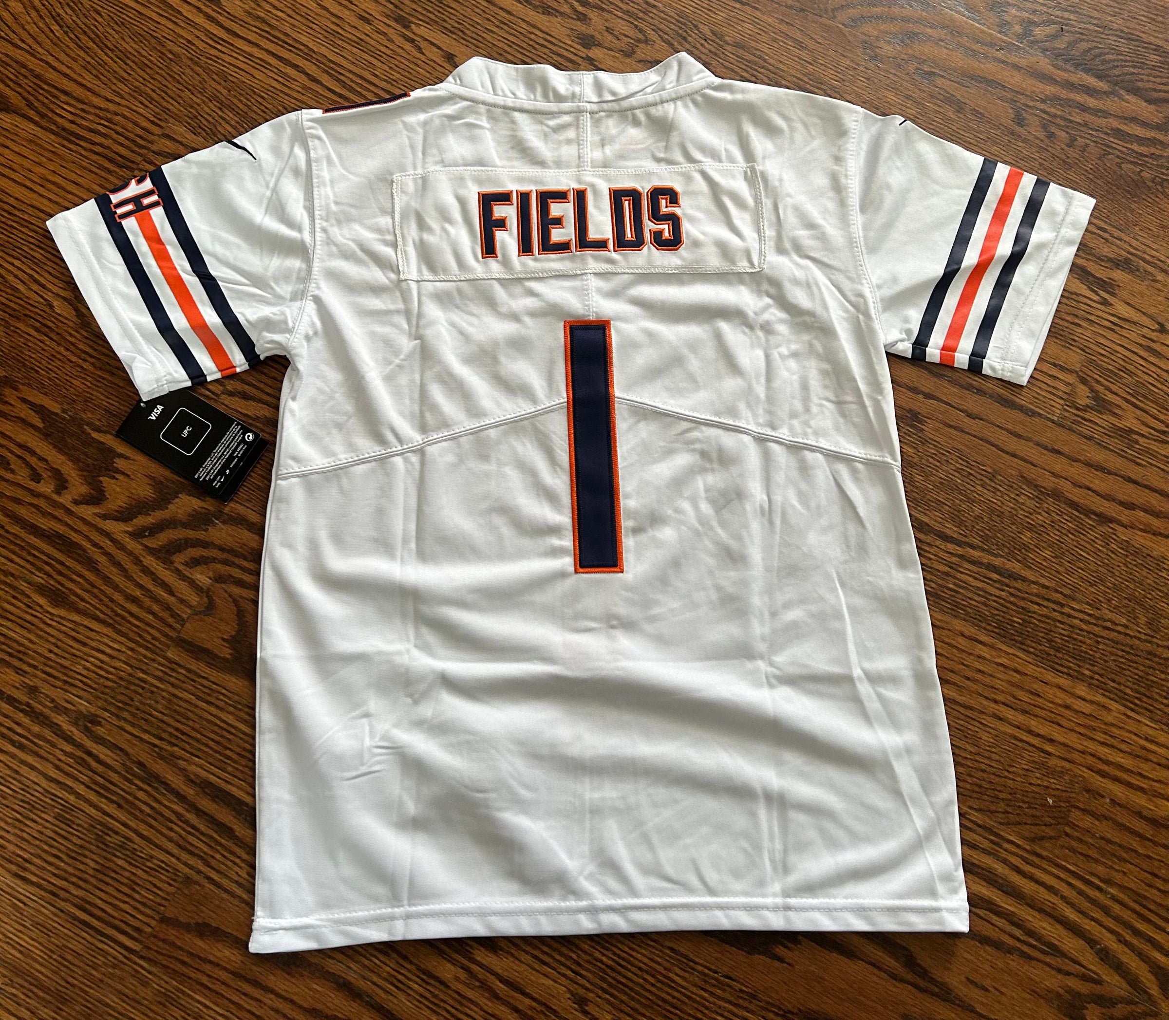 Chicago Bears Justin Fields Nike Child Navy Replica Game Jersey