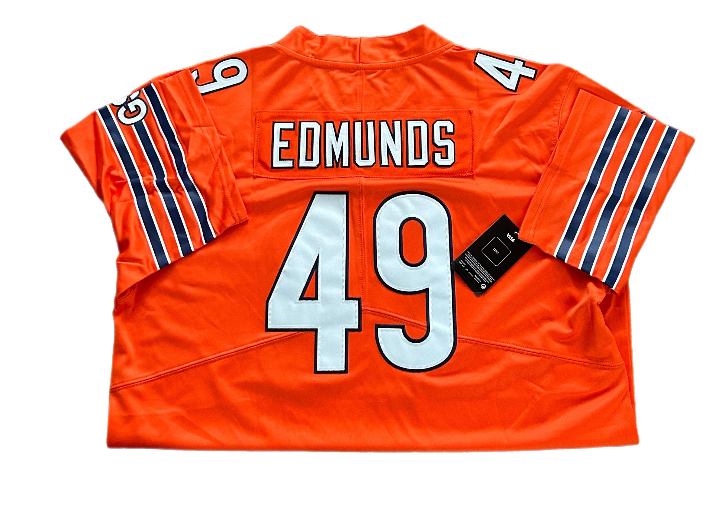 Chicago Bears Orange Alternate Custom Jersey, Bears Football High